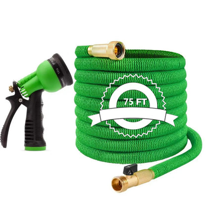 Deluxe Heavy-Duty Expandable Garden Hose - 50/100FT, 4X Stronger Construction for Versatile Outdoor Use - Ideal for Gardening and Gifts