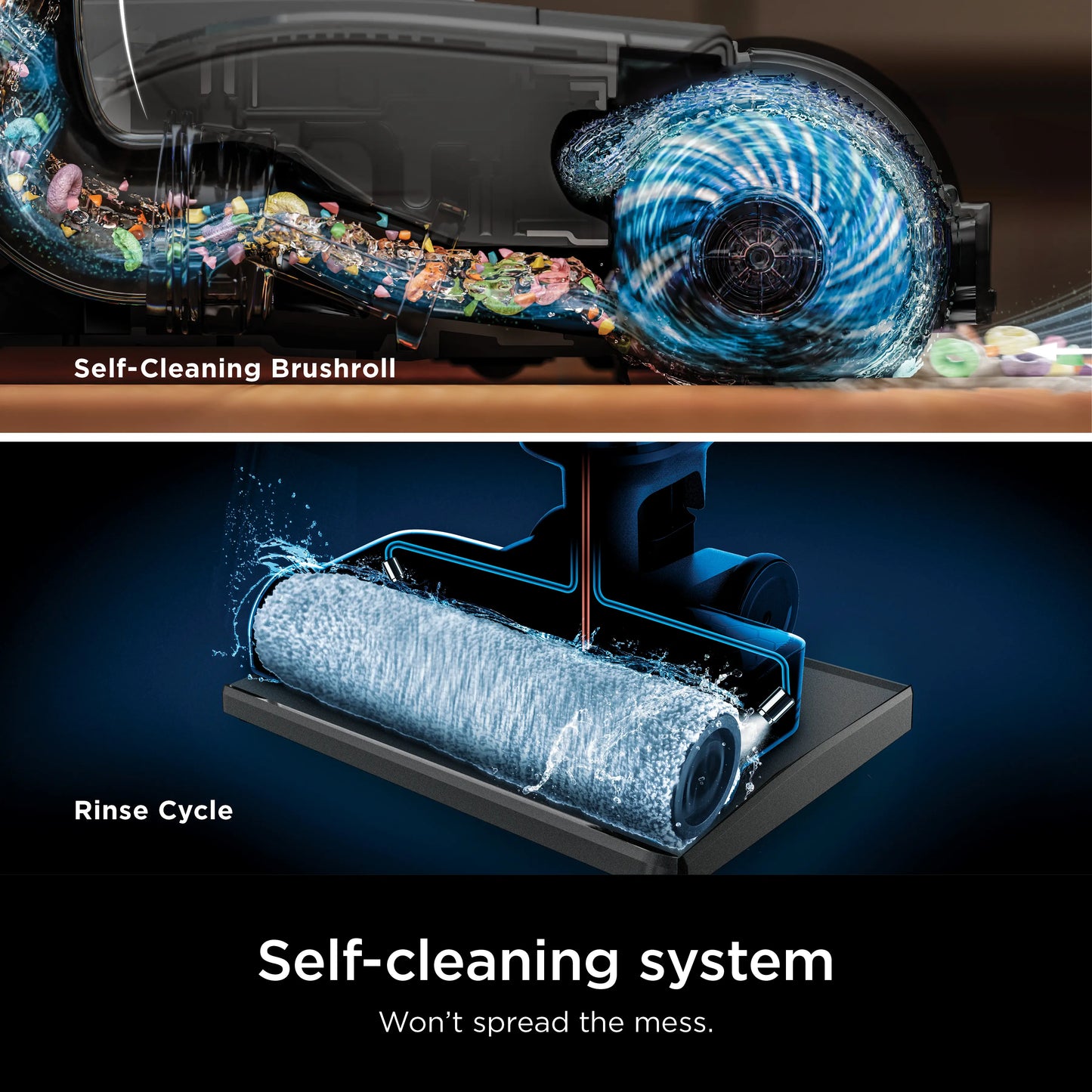 Shark Hydrovac Messmaster WD161 Corded 3-in-1 Vacuum, Mop, and Self-Cleaning System