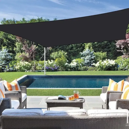 90% Blackout Shade Cloth (2 Pieces, Black) - 10 x 13 Ft UV-Resistant Outdoor Fabric with Reinforced Rivets for Camping, Gardening, Patios, and Greenhouses - Ideal for Outdoor Activities and Easter Gifts