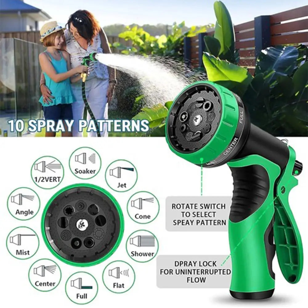 Deluxe Heavy-Duty Expandable Garden Hose - 50/100FT, 4X Stronger Construction for Versatile Outdoor Use - Ideal for Gardening and Gifts