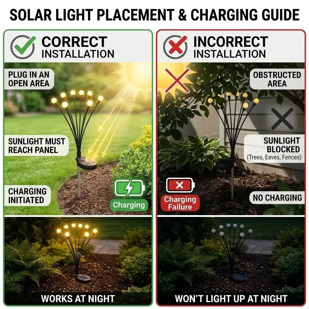 Professional Outdoor Solar Firefly Stake Lights - Waterproof Garden Lighting with Automatic Dusk-to-Dawn Function, Available in 4/8 Pack with 32/64 LED Bulbs for Yard, Patio, Pathway, and Landscape Decoration