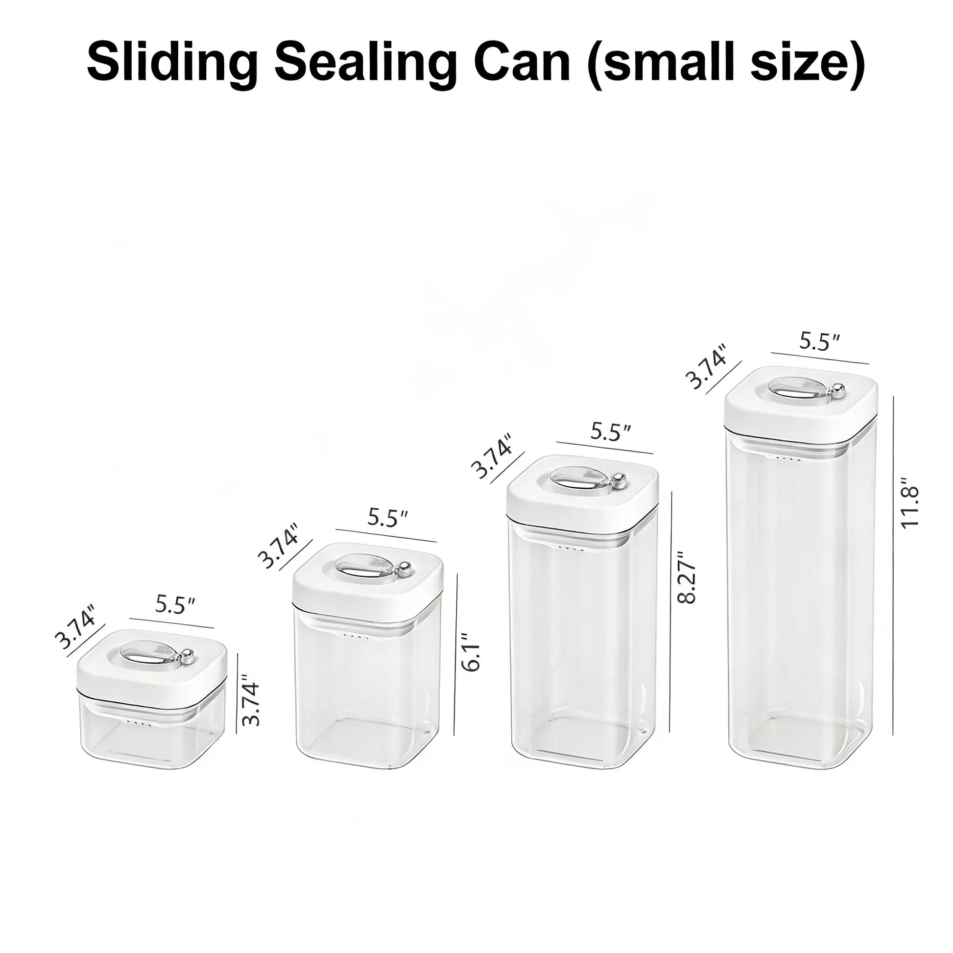 Airtight Insulated Food Storage Set - Stackable Refrigerator and Pantry Organizer Bins with Lids, Clear Odor-Resistant PET Material, Space-Saving Kitchen Storage Solution