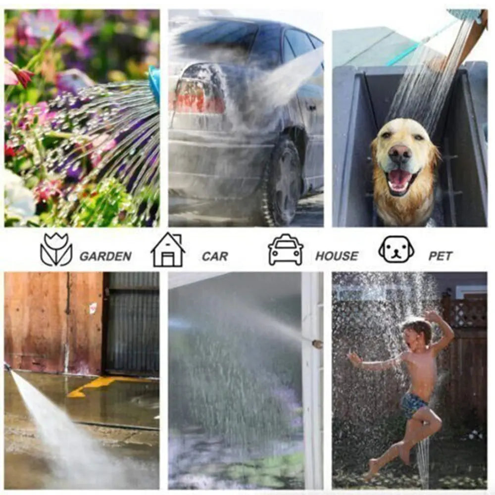 Deluxe Heavy-Duty Expandable Garden Hose - 50/100FT, 4X Stronger Construction for Versatile Outdoor Use - Ideal for Gardening and Gifts