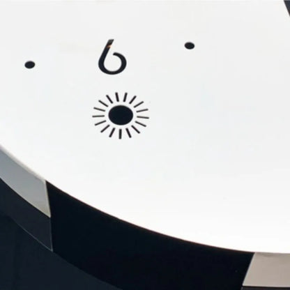 Double-Sided Modern Nordic Wall Clock with Pendulum - Noiseless Design for Living Room and Bedroom Home Decor